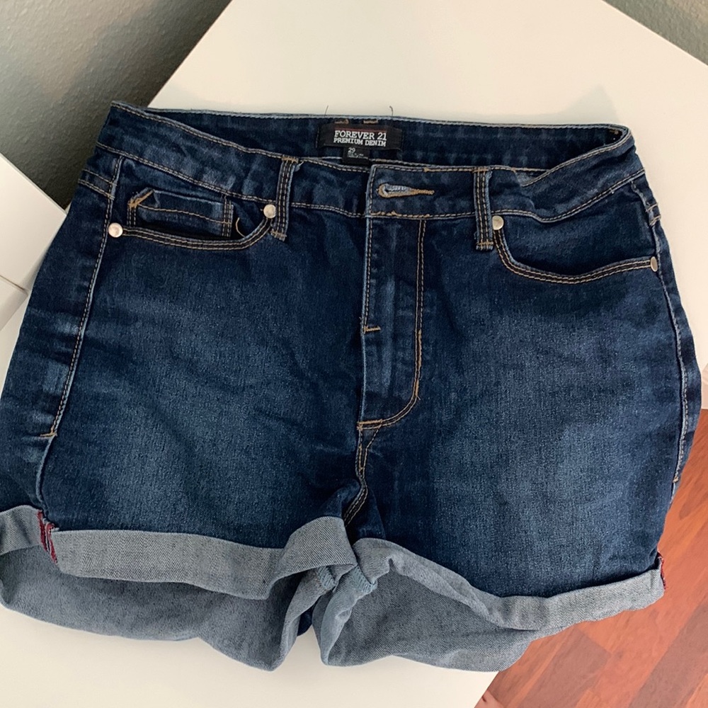 Forever 21 stretch high rise shorts